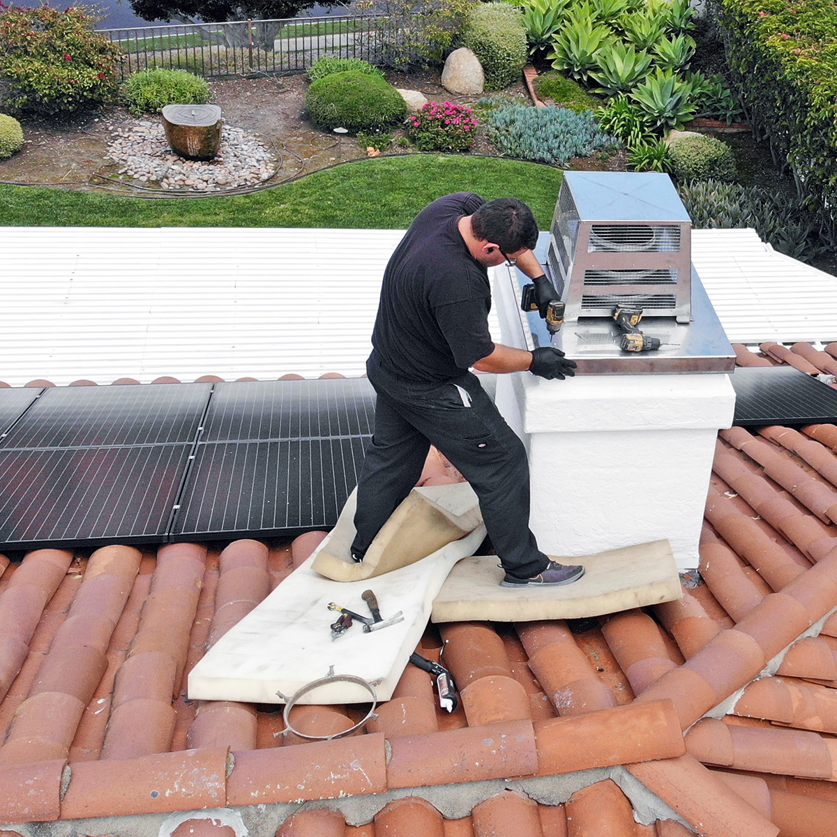 flue cover repair and installation in San Diego and Coronado CA