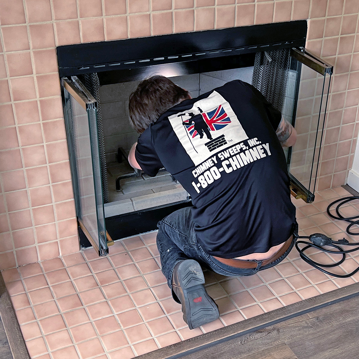 gas fireplace insert installation in Encinitas and Solana Beach CA 