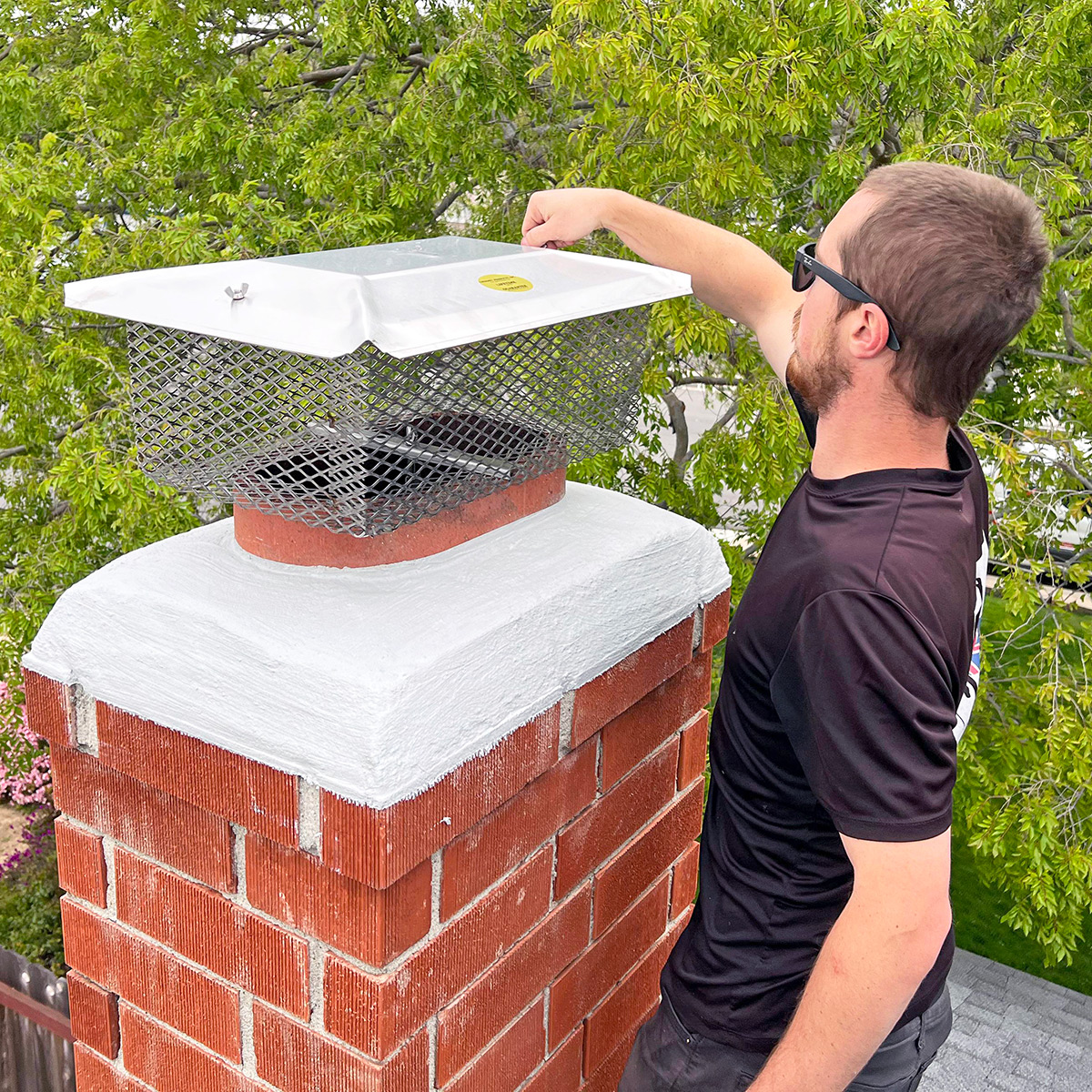 chimney flue cover installer in San Diego and La Jolla CA 
