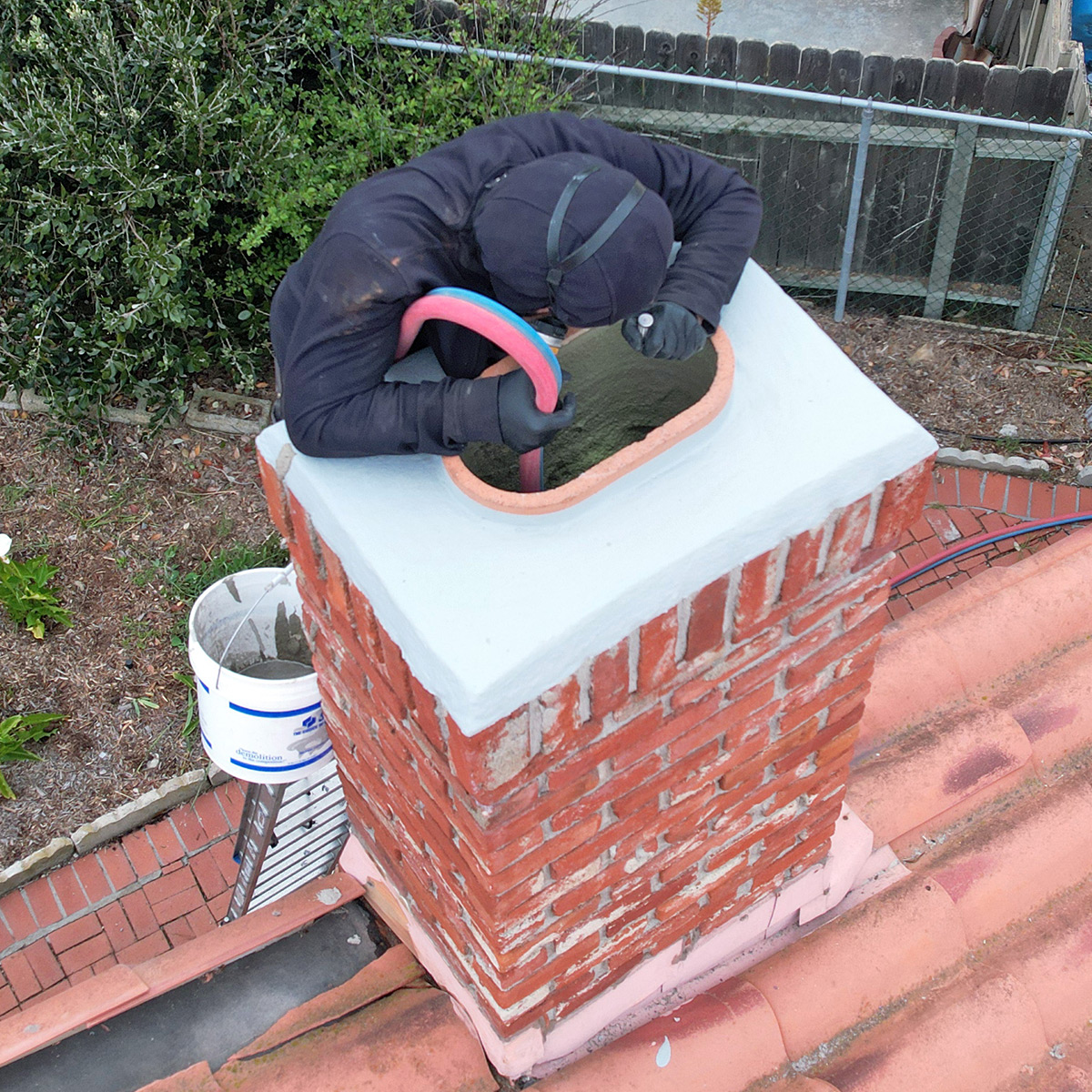 chimney liner repair in lakeside CA