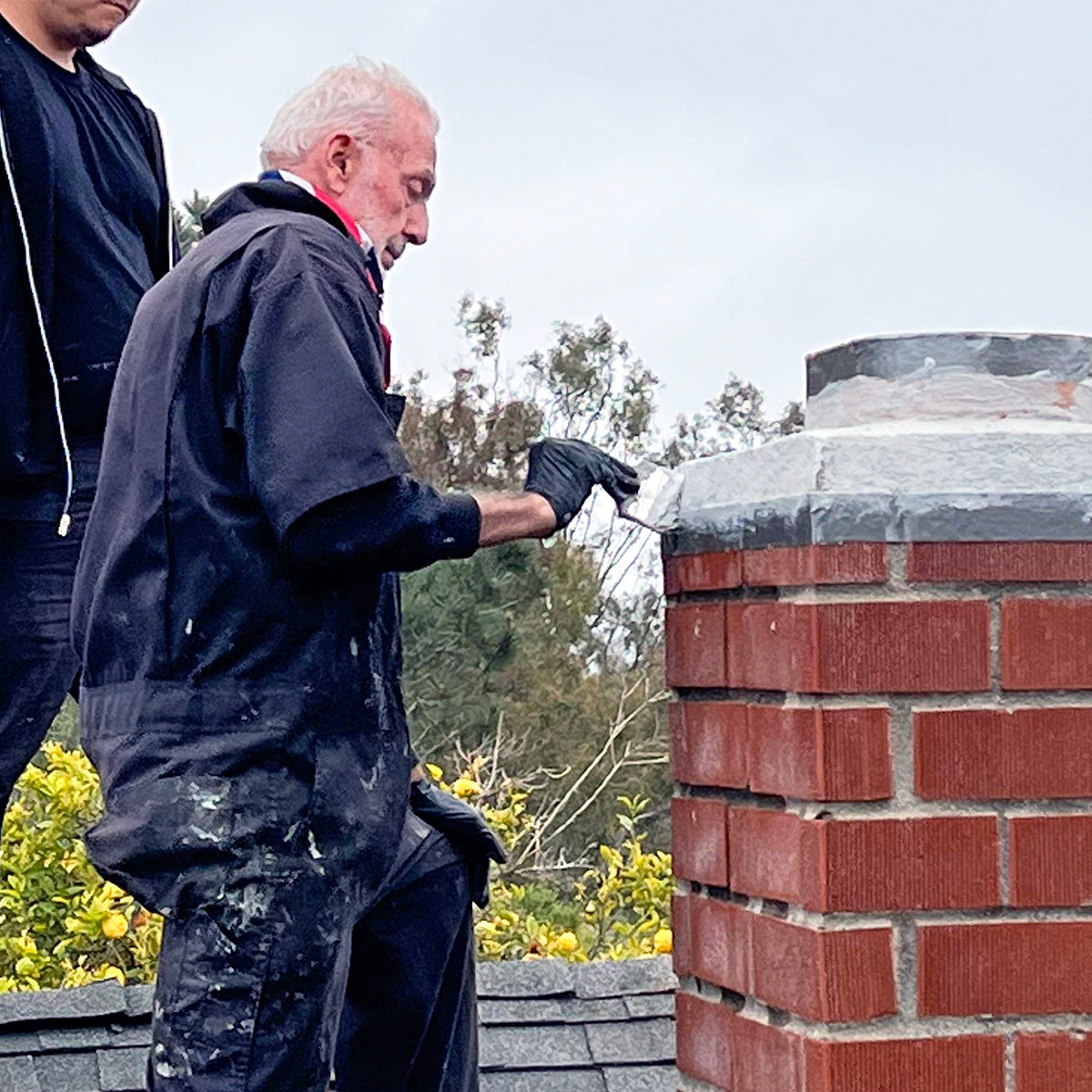 Chimney crown installation in Clairemont CA