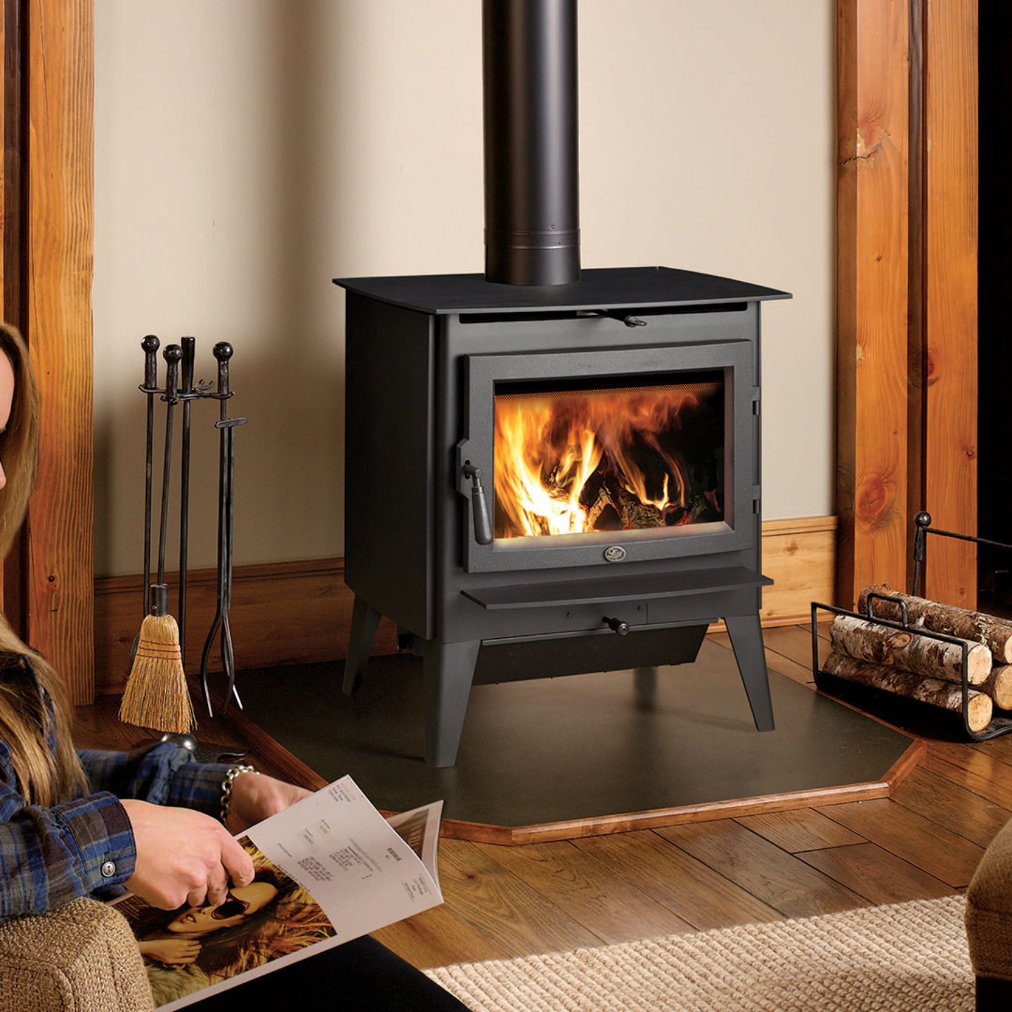 Free standing stove in Temecula, CA.