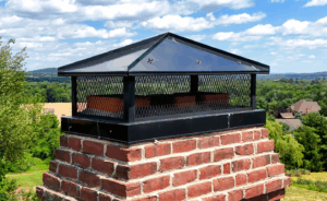 Full-width chimney cap in Coronado, CA.
