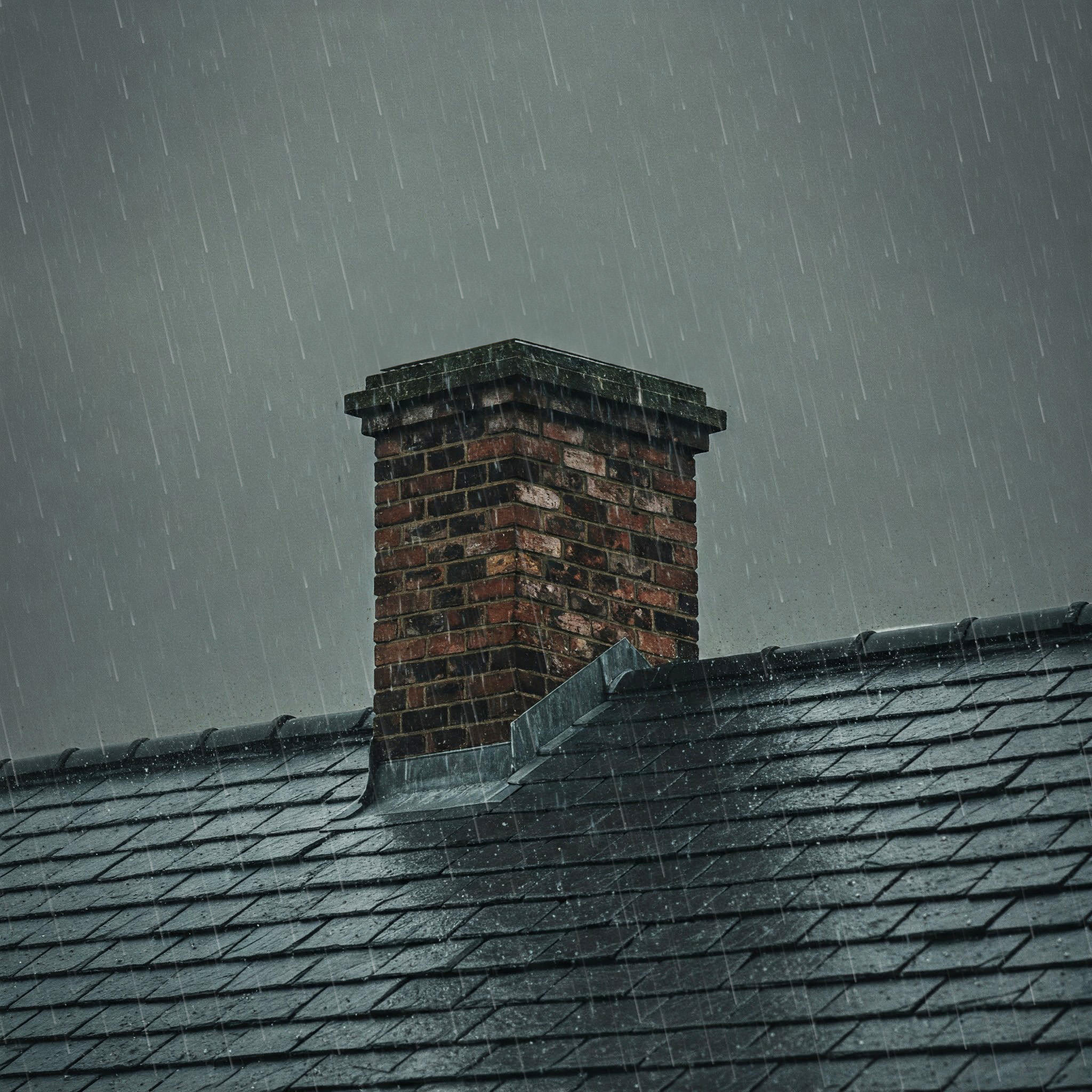 Water damaged chimney in La Jolla, CA.