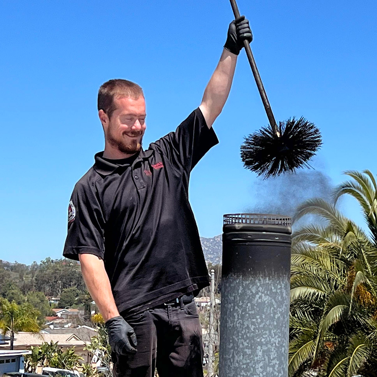 Professional chimney sweeps in Lakeside, CA.