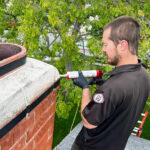 Repairing damaged chimney crowns in Lakeside & Oceanside, CA