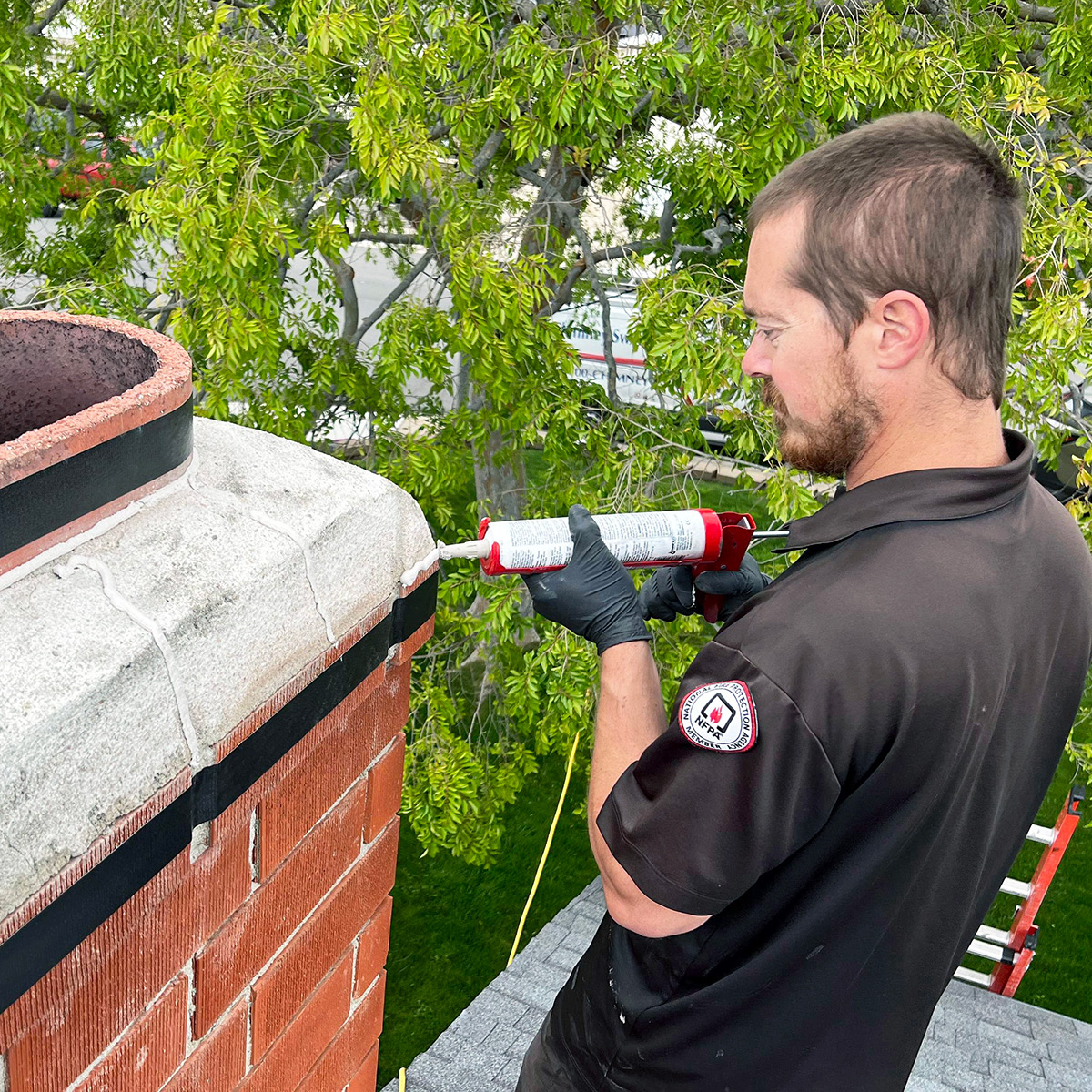 Repairing damaged chimney crowns in Lakeside & Oceanside, CA