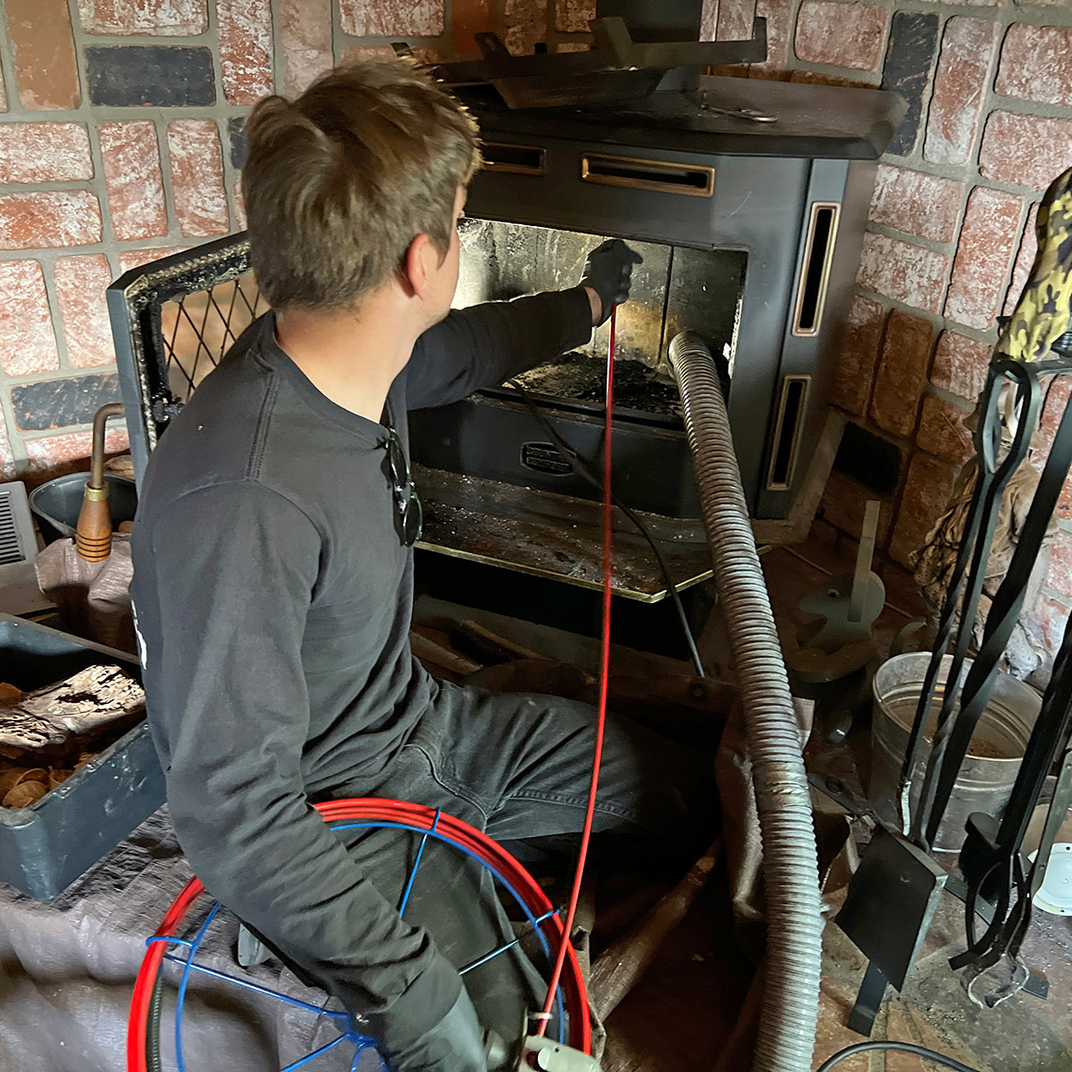 Annual chimney cleaning in Vista, CA